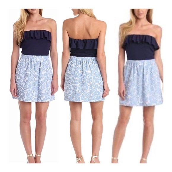 Lilly Pulitzer Dresses & Skirts - Lilly Pulitzer Athens Strapless A-Line Dress